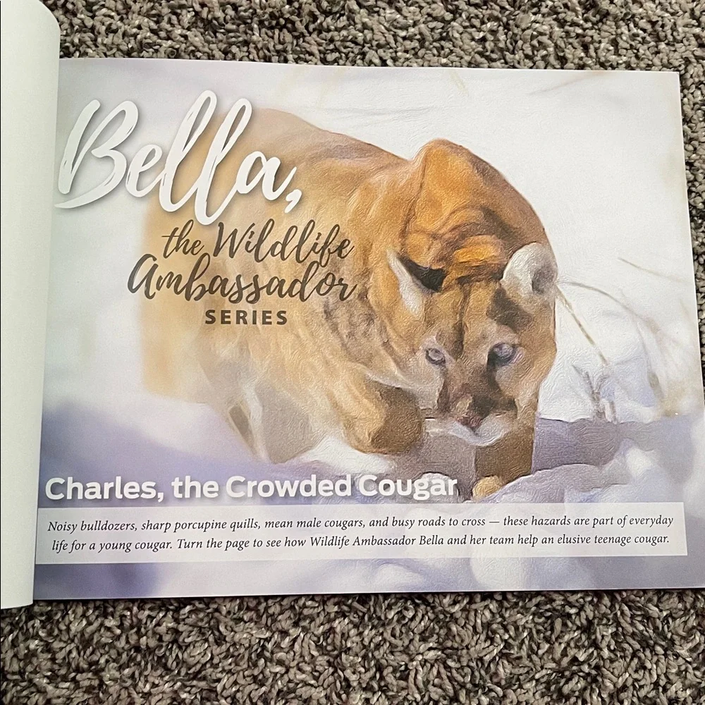 Book Bella the wildlife ambassador series Charles, the Crowded Cougar